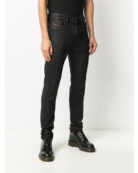 schwarze enge Jeans von Diesel