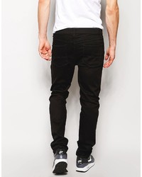 schwarze enge Jeans von Asos