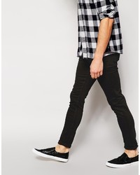 schwarze enge Jeans von Cheap Monday