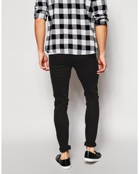 schwarze enge Jeans von Cheap Monday