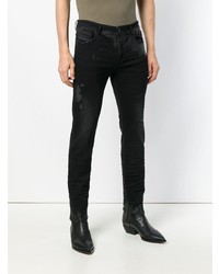 schwarze enge Jeans von Diesel Black Gold