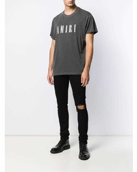 schwarze enge Jeans von Amiri