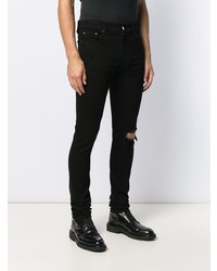 schwarze enge Jeans von Amiri