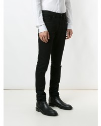 schwarze enge Jeans von Saint Laurent