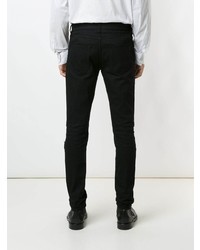 schwarze enge Jeans von Saint Laurent