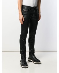 schwarze enge Jeans von Diesel