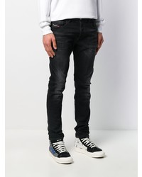 schwarze enge Jeans von Diesel