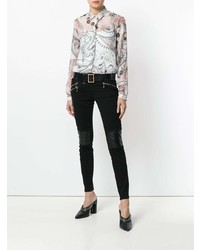 schwarze enge Jeans von Just Cavalli