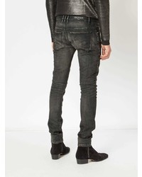 schwarze enge Jeans von Balmain