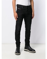 schwarze enge Jeans von Diesel