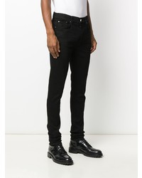 schwarze enge Jeans von Amiri