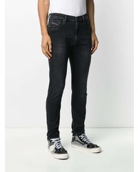 schwarze enge Jeans von Diesel