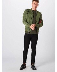 schwarze enge Jeans von Solid
