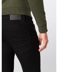 schwarze enge Jeans von Solid