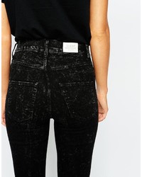 schwarze enge Jeans von Cheap Monday