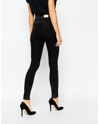 schwarze enge Jeans von Cheap Monday