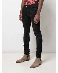 schwarze enge Jeans von Amiri