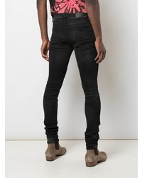 schwarze enge Jeans von Amiri