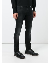 schwarze enge Jeans von Nudie Jeans Co