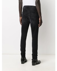 schwarze enge Jeans von Amiri