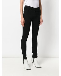 schwarze enge Jeans von Paige