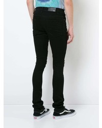 schwarze enge Jeans von Amiri