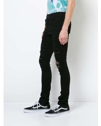 schwarze enge Jeans von Amiri