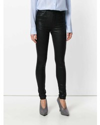 schwarze enge Jeans von J Brand