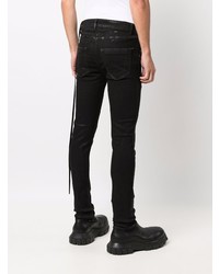 schwarze enge Jeans von Rick Owens DRKSHDW