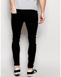 schwarze enge Jeans von Pull&Bear