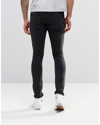 schwarze enge Jeans von Pull&Bear