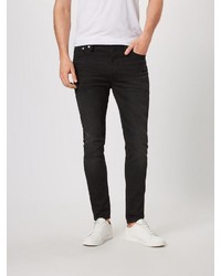 schwarze enge Jeans von Superdry