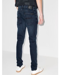 schwarze enge Jeans von Nudie Jeans