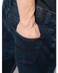 schwarze enge Jeans von Nudie Jeans