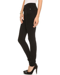 schwarze enge Jeans von 7 For All Mankind