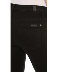 schwarze enge Jeans von 7 For All Mankind