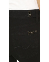 schwarze enge Jeans von 7 For All Mankind