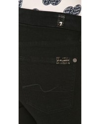 schwarze enge Jeans von 7 For All Mankind