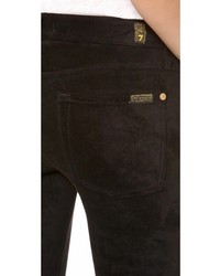 schwarze enge Jeans von 7 For All Mankind