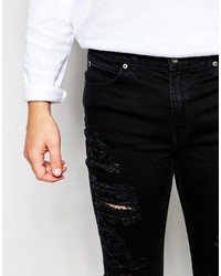 schwarze enge Jeans von Cheap Monday