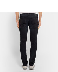 schwarze enge Jeans von Nudie Jeans