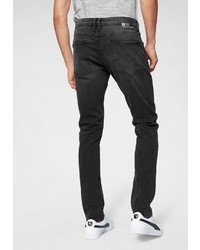 schwarze enge Jeans von Tom Tailor Denim