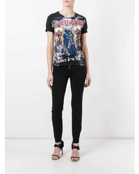 schwarze enge Jeans von Dsquared2