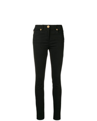 schwarze enge Jeans von Versace