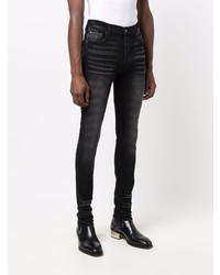 schwarze enge Jeans von Amiri