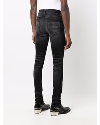 schwarze enge Jeans von Amiri