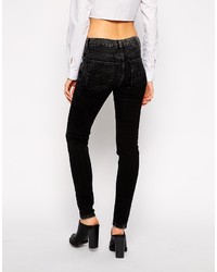 schwarze enge Jeans von Just Female