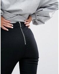 schwarze enge Jeans von Monki