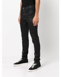 schwarze enge Jeans von purple brand