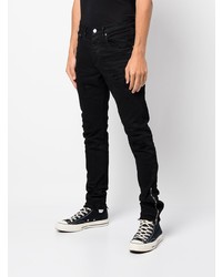 schwarze enge Jeans von purple brand